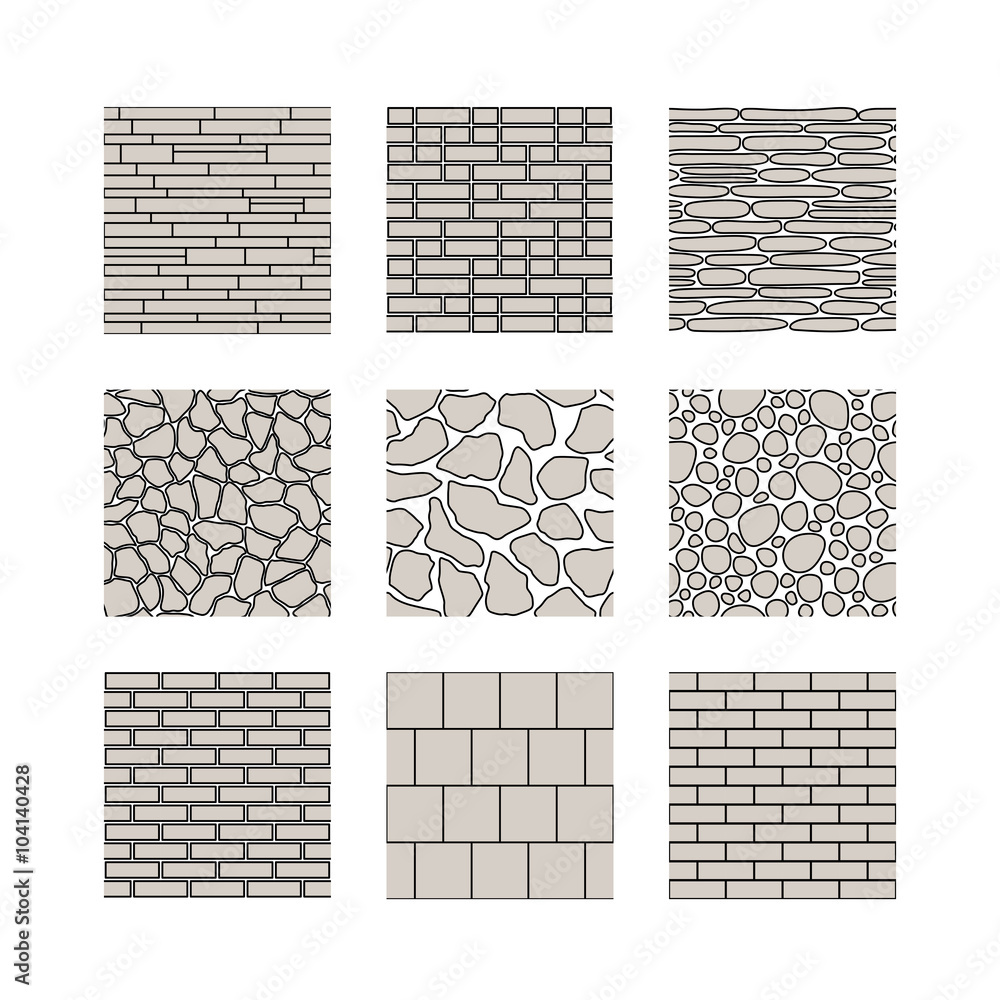 Fotografie seamless texture - stone wall