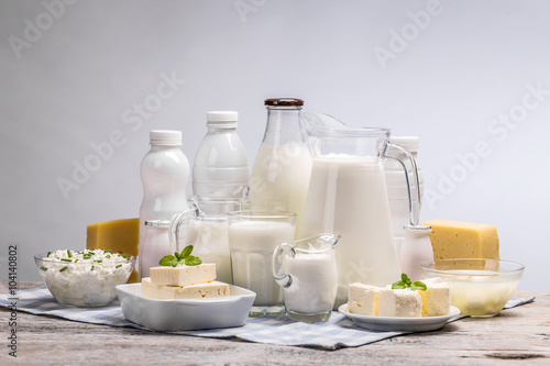 Obraz na plátně Dairy products