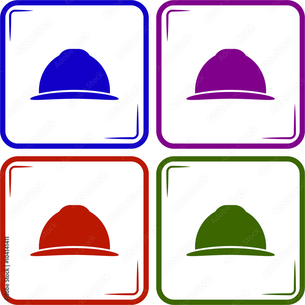 Working helmet icon Working helmet icon