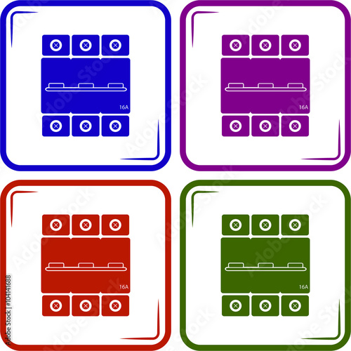 One-phase machine 16 amps icon