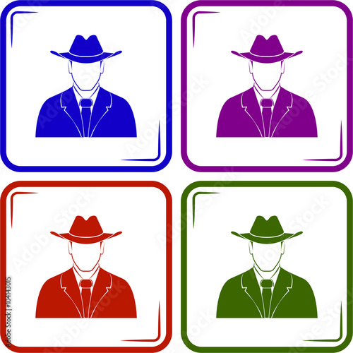 Mafia vector icon