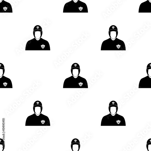 Police cadet Vector icon