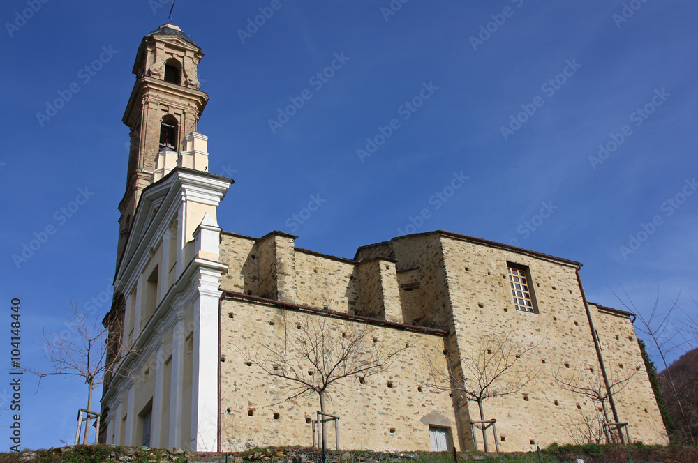 Corse, église baroque de Sant-Andrea-di-Bozio