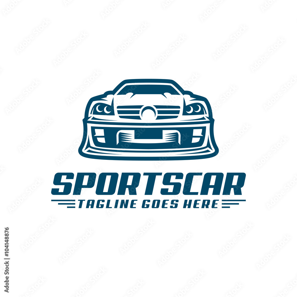 Sports Car Logo template