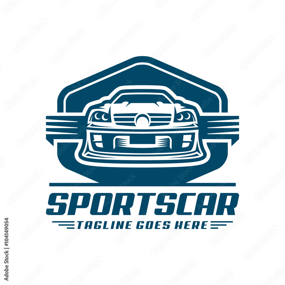 Fototapeta premium Sports Car Logo template