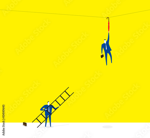 The friendship / A male tries to help the other male in trouble.