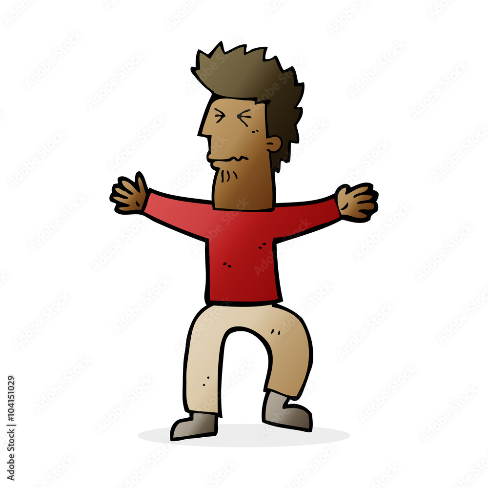 cartoon stressed out man cartoon stressed out man