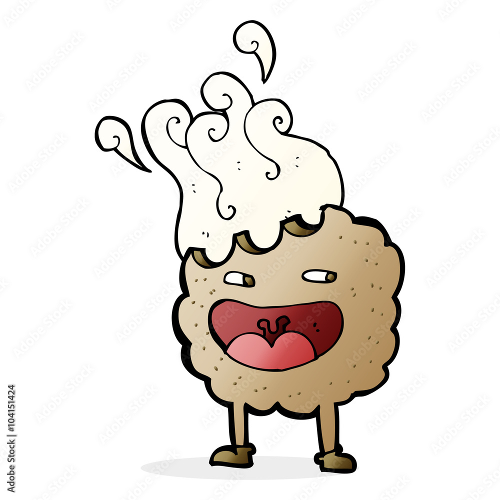Fototapeta premium cookie cartoon character