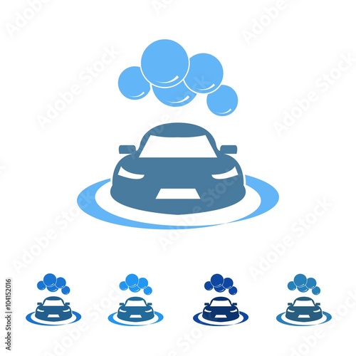 Car Wash logo icon Vector
