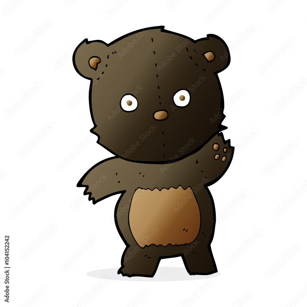 cute cartoon black bear cute cartoon black bear