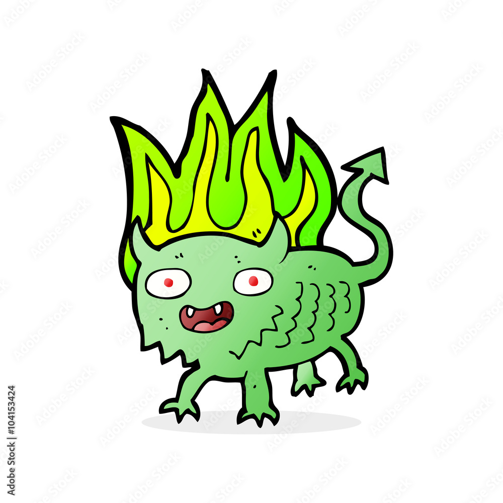 cartoon little demon cartoon little demon