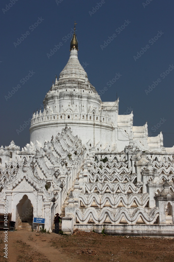 Hsinbyume (Myatheindan) paya temple, Mingun, Mandalay Myanmar Hsinbyume (Myatheindan) paya temple, Mingun, Mandalay Myanmar