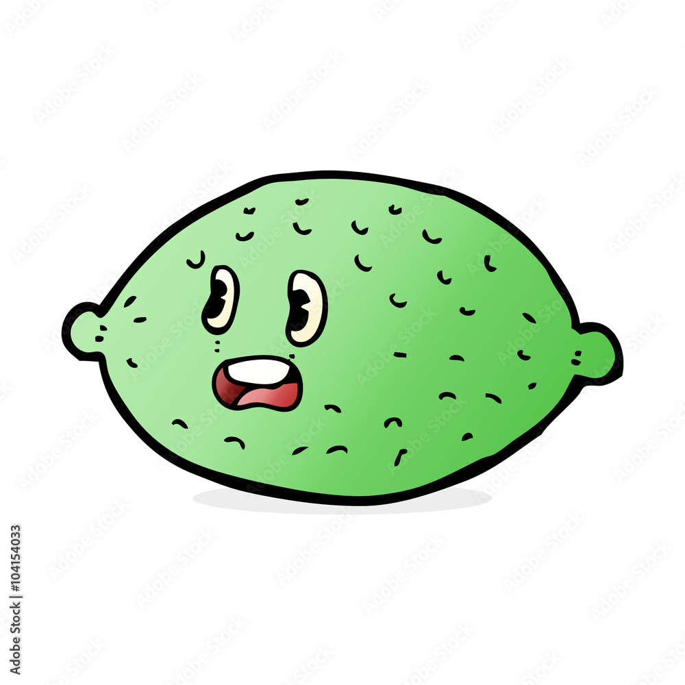 cartoon lime cartoon lime