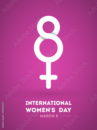 International Women's Day. 8 March. Vector illustration