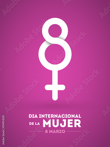 International Women's Day. 8 March. Vector illustration