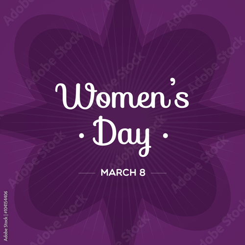 International Women's Day. 8 March. Vector illustration