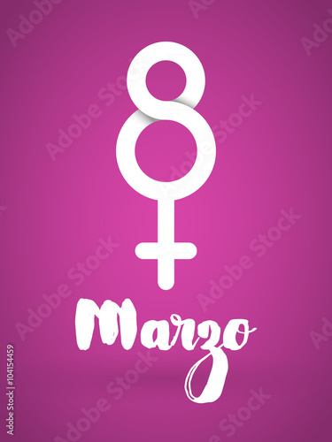 8 March. International Women's Day. Vector illustration