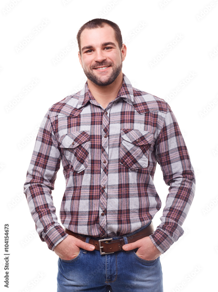 Fototapeta premium Man with hands in pockets
