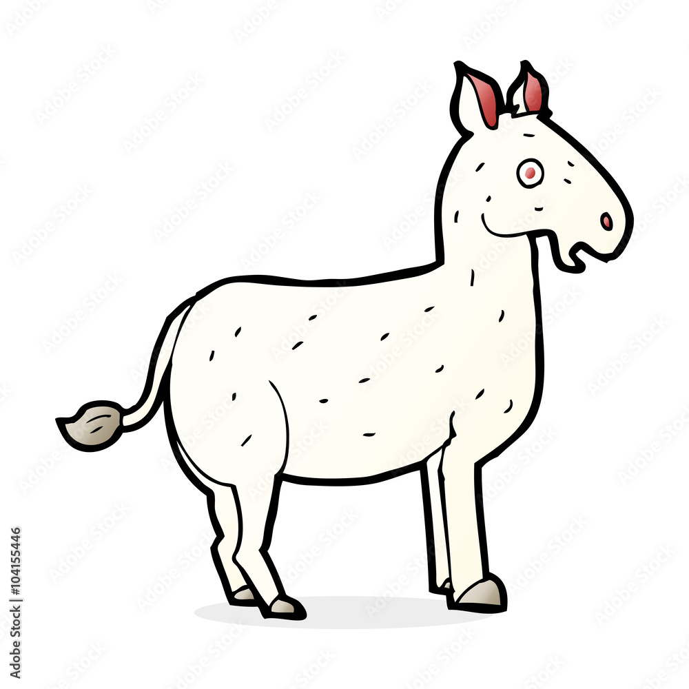 Obraz premium cartoon mule