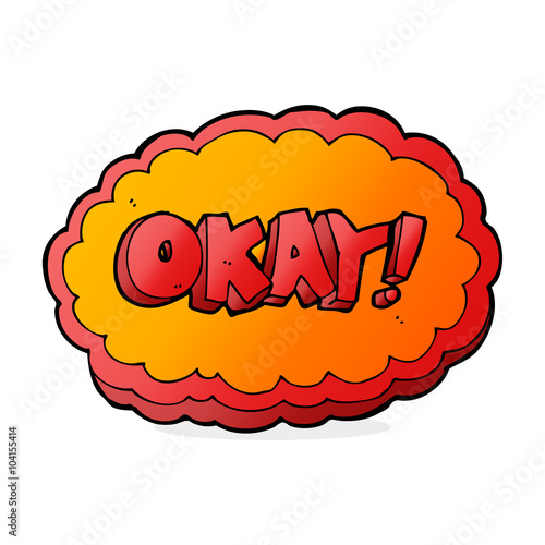 cartoon okay sign