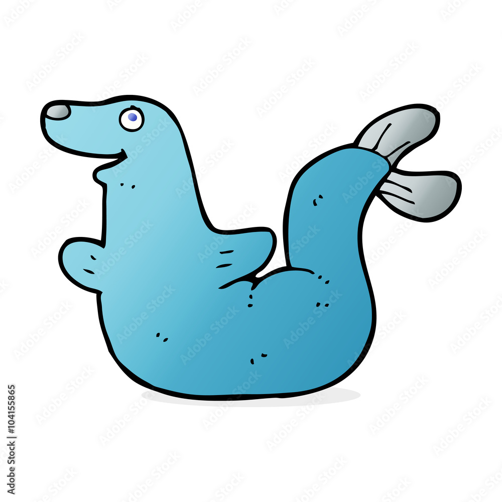 cartoon seal cartoon seal