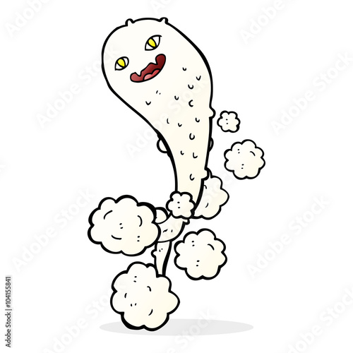 cartoon spooky ghost
