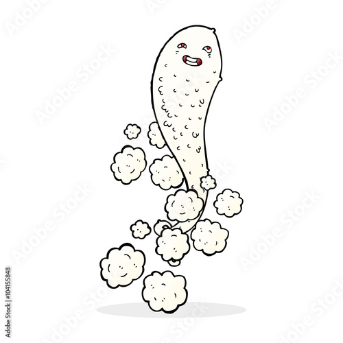 cartoon spooky ghost