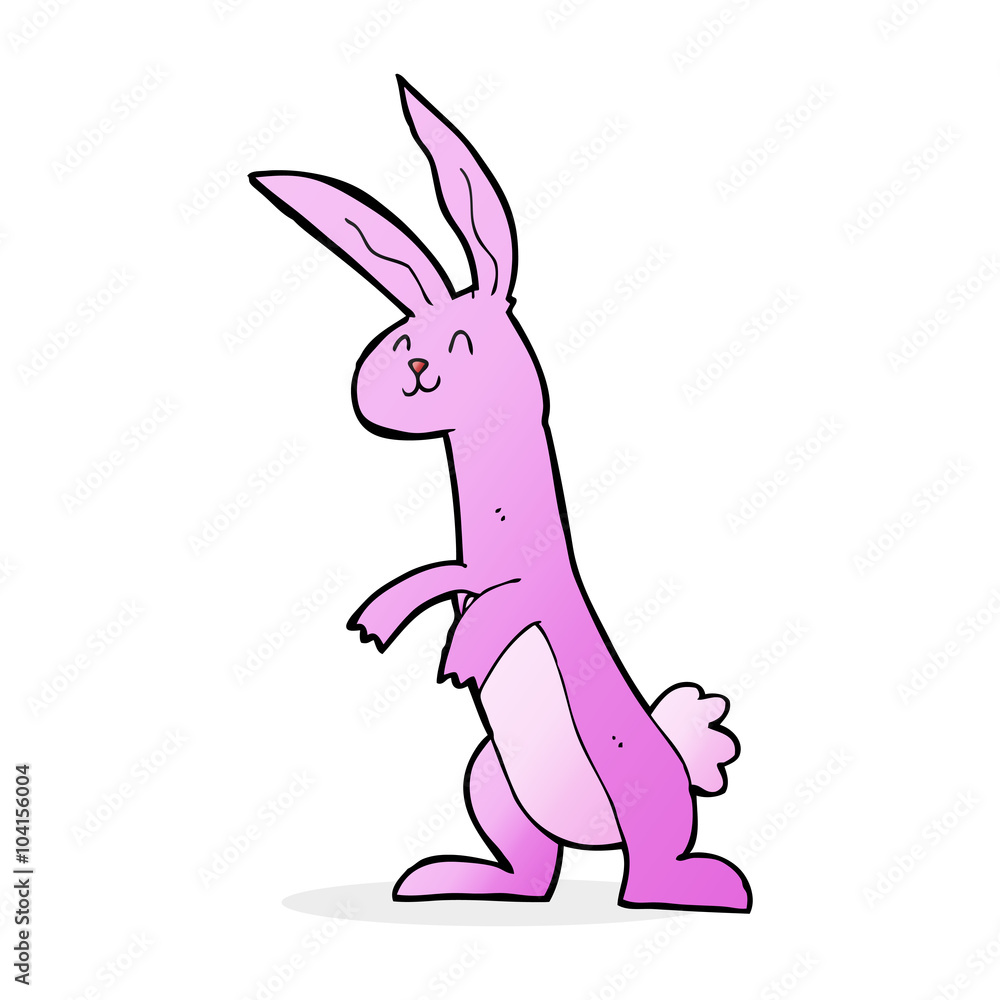 Obraz premium cartoon rabbit