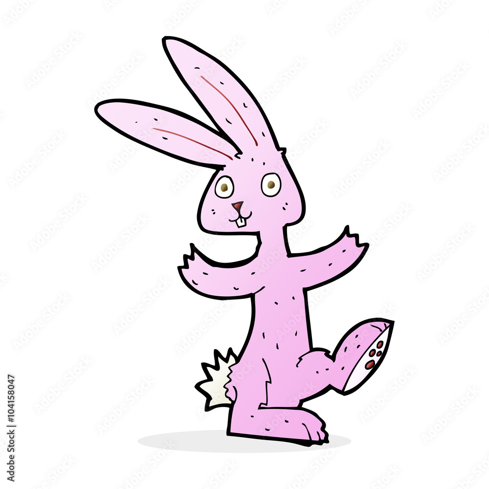 Obraz premium cartoon rabbit
