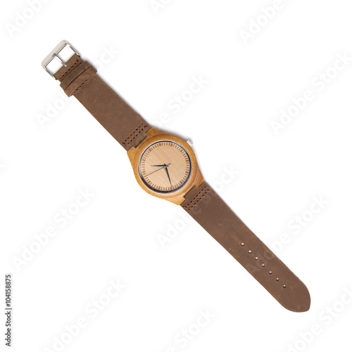 wooden wristwatch
