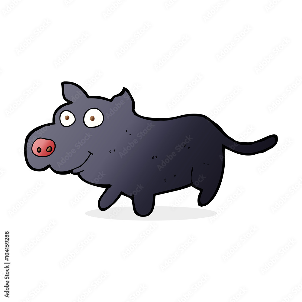 cartoon happy little dog cartoon happy little dog