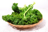 fresh raw kale