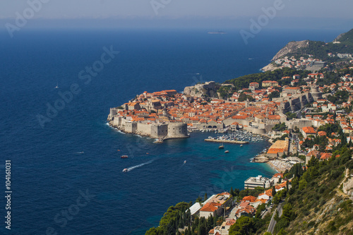 Vista aérea Dubrovnik - Croácia