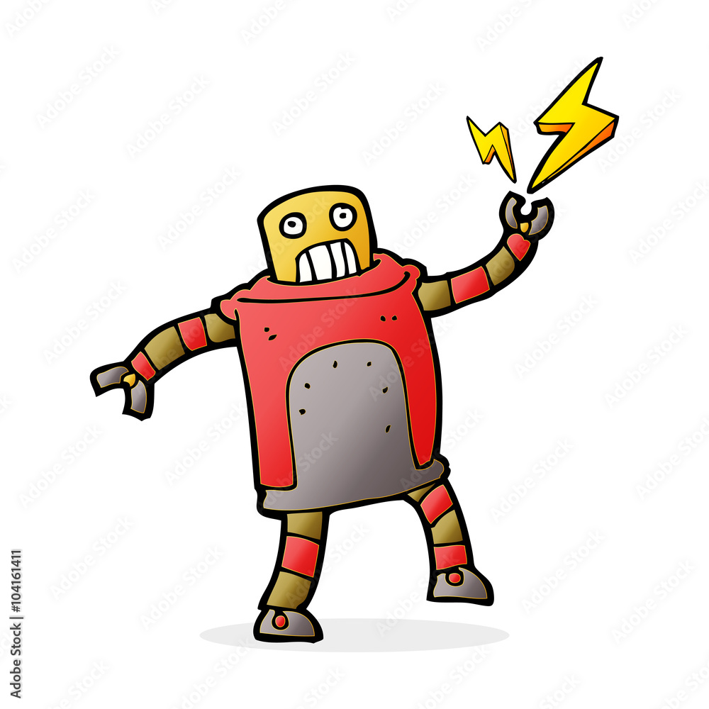 cartoon robot cartoon robot