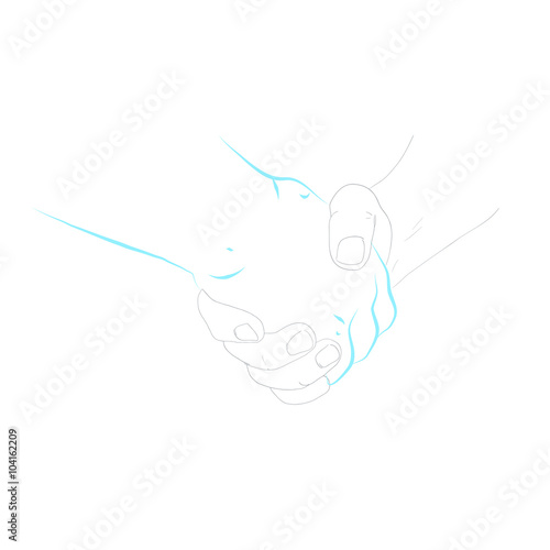 Fotografie Handschlag