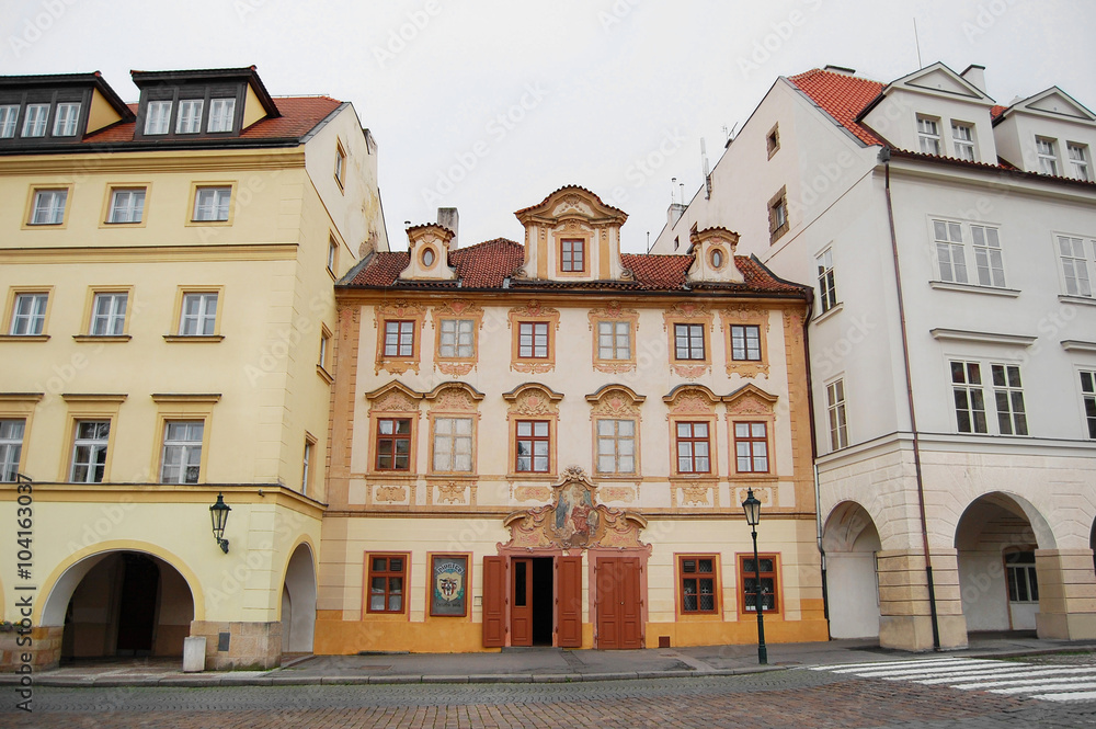 Restaurant U cerneho vola (the black ox), Loretanska street