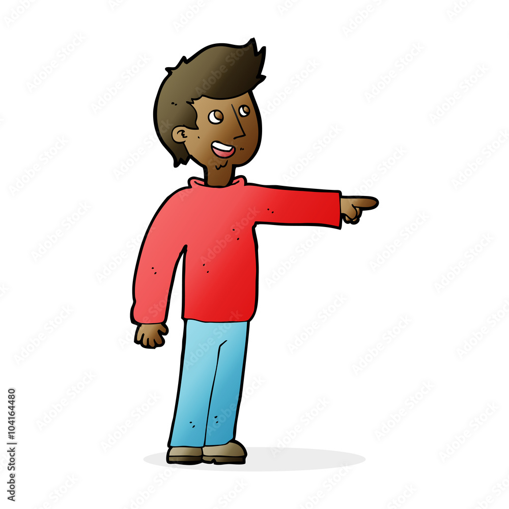 cartoon happy man pointing and laughing cartoon happy man pointing and laughing