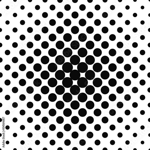 Simple monochrome repeating dotted pattern