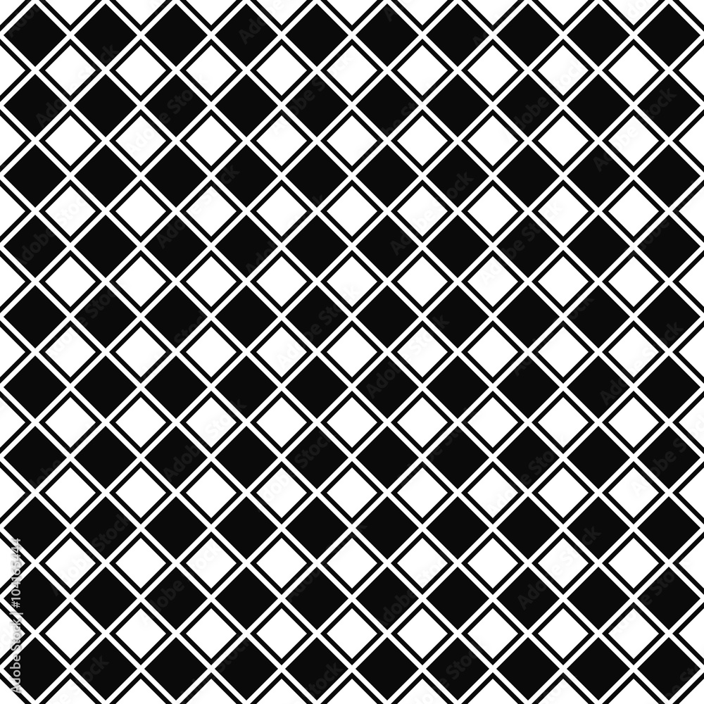 Repeating black white square pattern Repeating black white square pattern