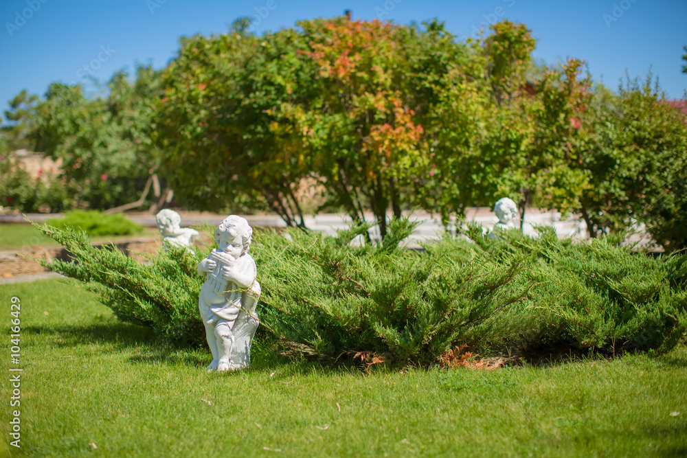 beautiful figures on the lawn beautiful figures on the lawn