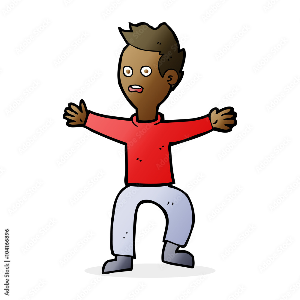 cartoon man panicking cartoon man panicking