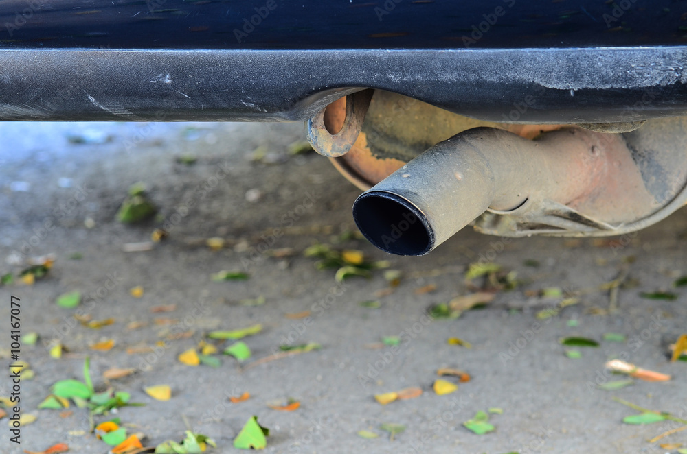 Fototapeta premium exhaust pipe