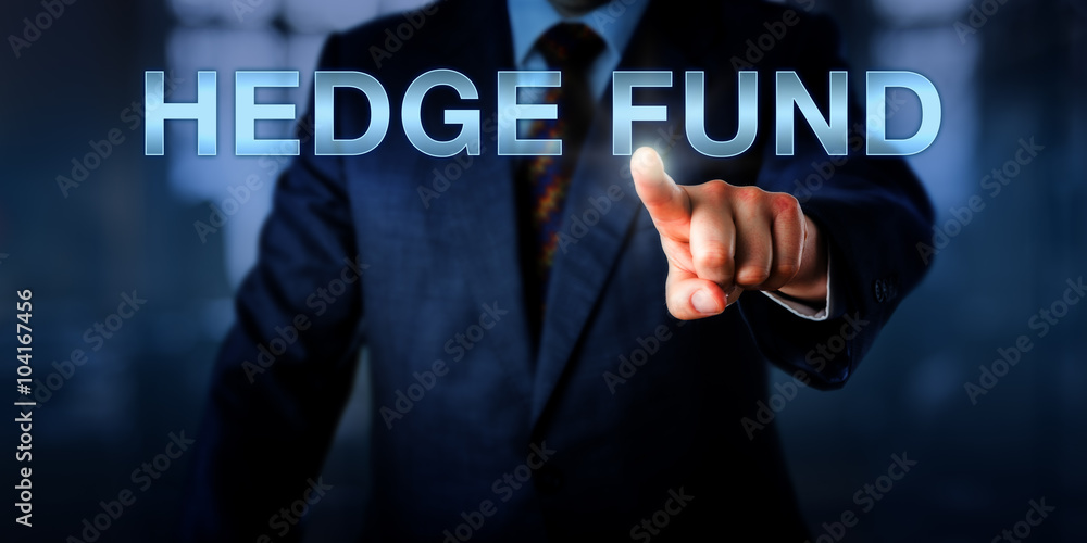 Portfolio Manager Pointing At HEDGE FUND Portfolio Manager Pointing At HEDGE FUND