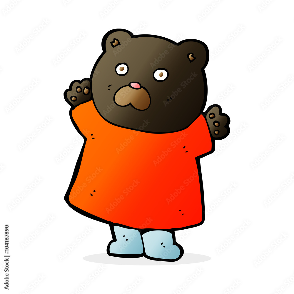 funny cartoon black bear funny cartoon black bear