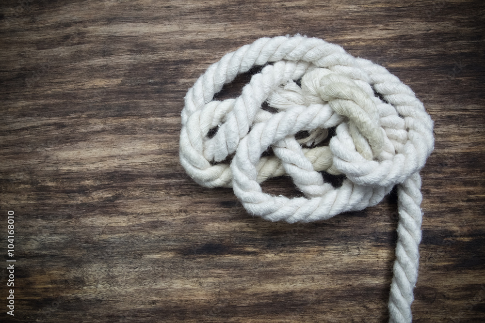 Obraz premium Concept of the human brain as a twisted rope 