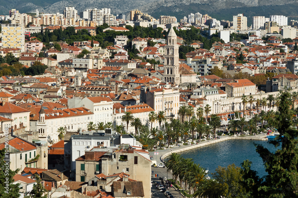 Blick auf Split, Kroatien