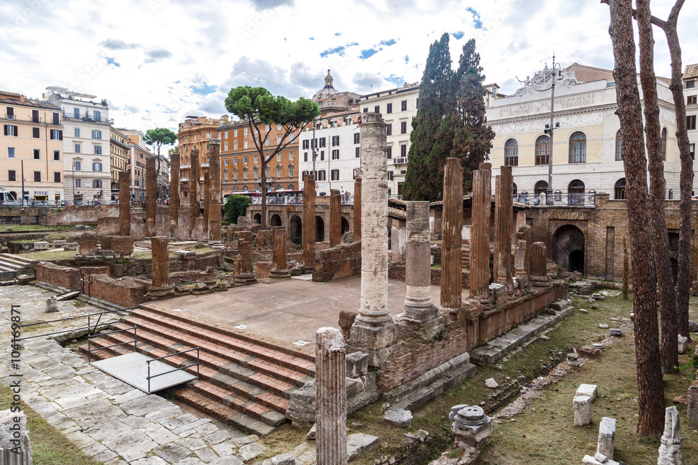 Ruins of Forum in Rome
