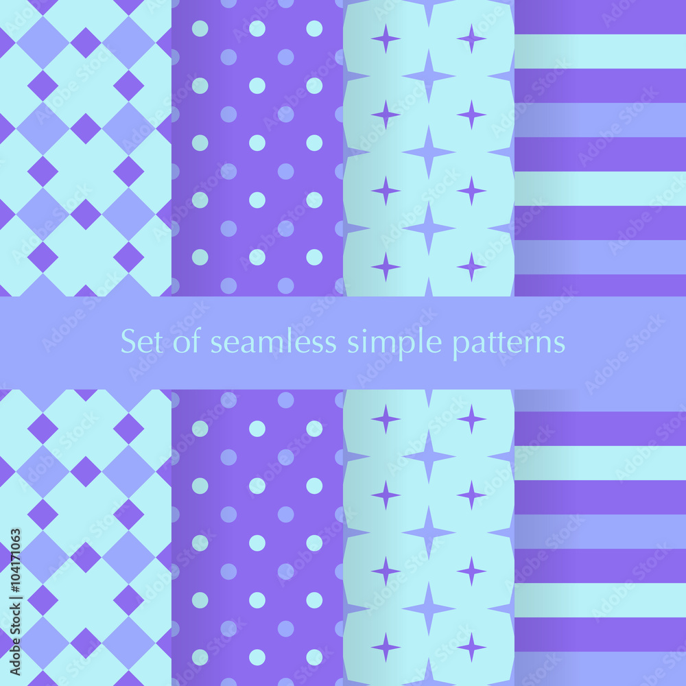 Seamless ancstract geometry pattern with stars, squares, dots an Seamless ancstract geometry pattern with stars, squares, dots an