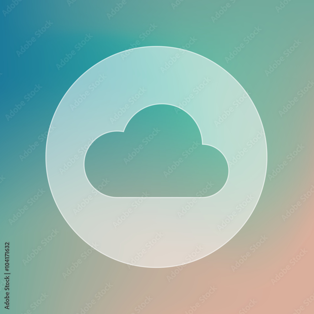 Cloud transparent icon. Meteorology. Weather Cloud transparent icon. Meteorology. Weather