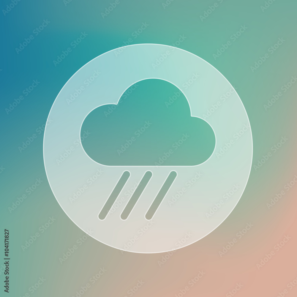 Rain Cloud transparent icon. Downpour. Weather Rain Cloud transparent icon. Downpour. Weather